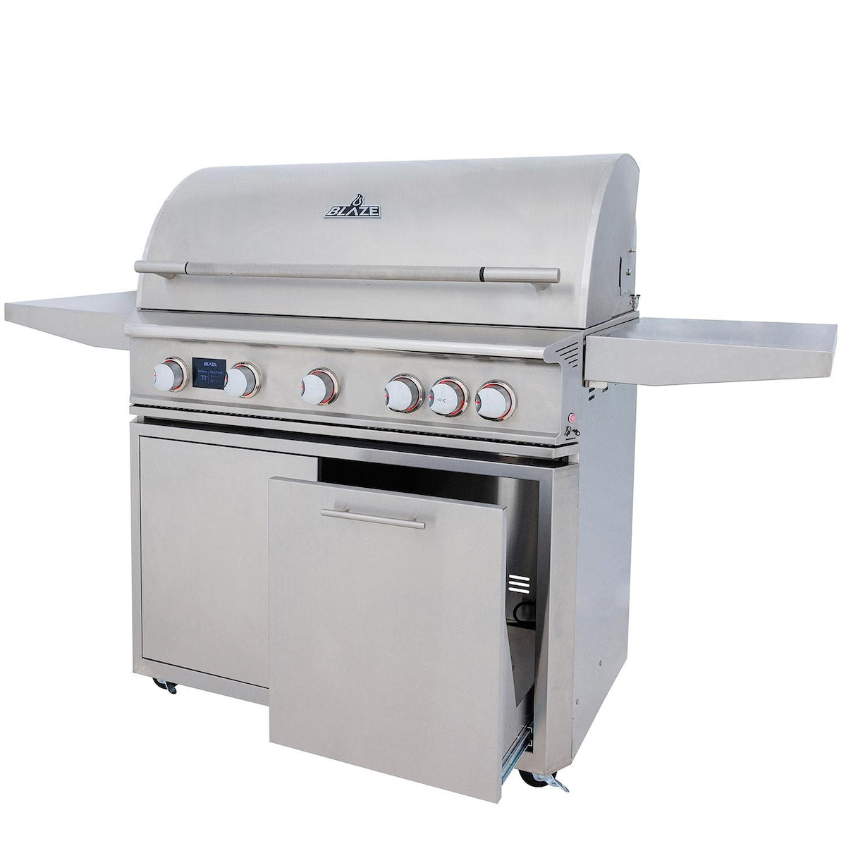 Blaze LTE PRO 40-Inch 5-Burner Freestanding Grill w/Digital Temperature Screen & Rotisserie