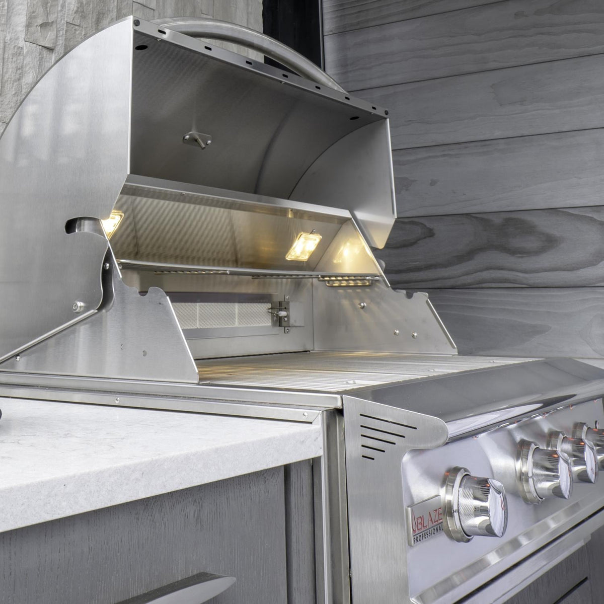 Blaze Professional LUX 44-Inch 4 Burner Built-In Gas Grill With Rear Infrared Burner