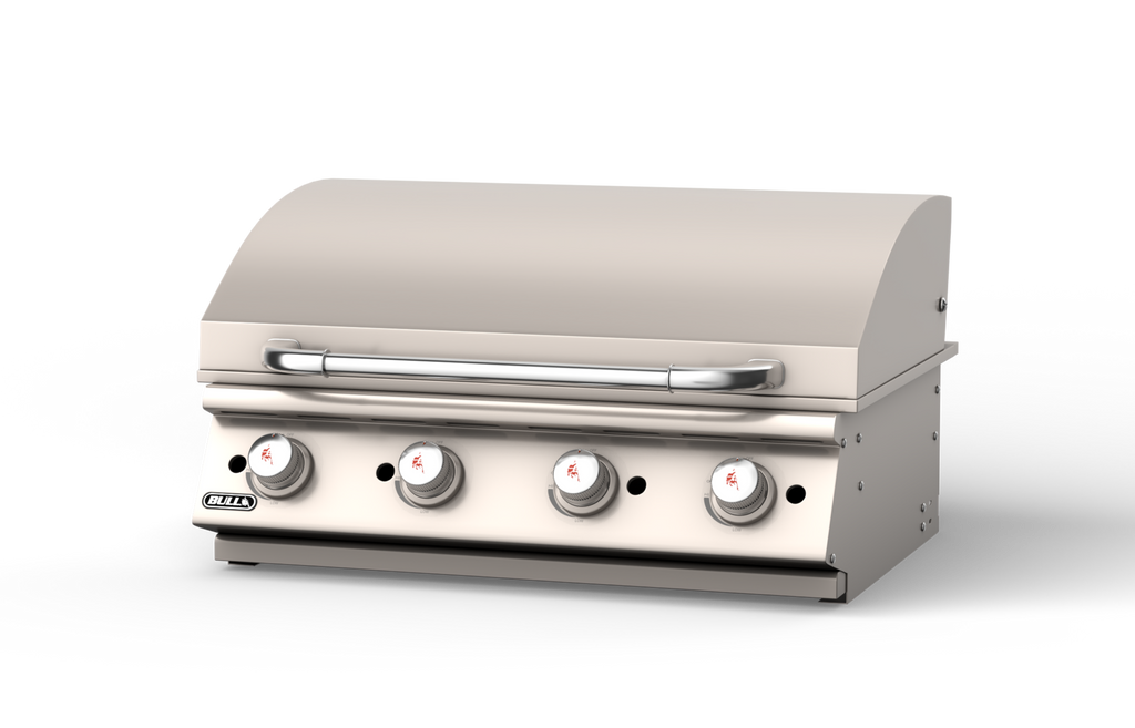 Bull 30-Inch 4-Burner Built-In Commercial Style Flat Top Griddle