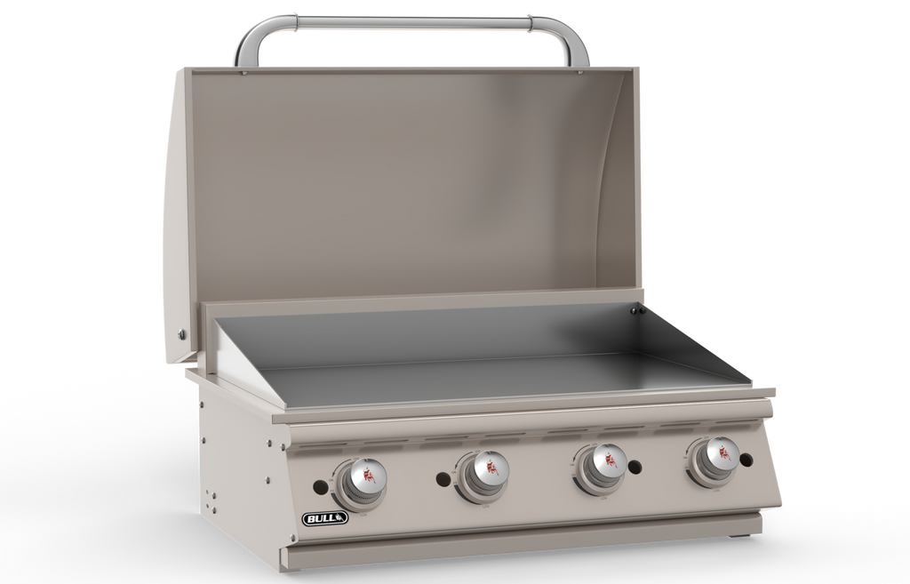 Bull 30-Inch 4-Burner Built-In Commercial Style Flat Top Griddle