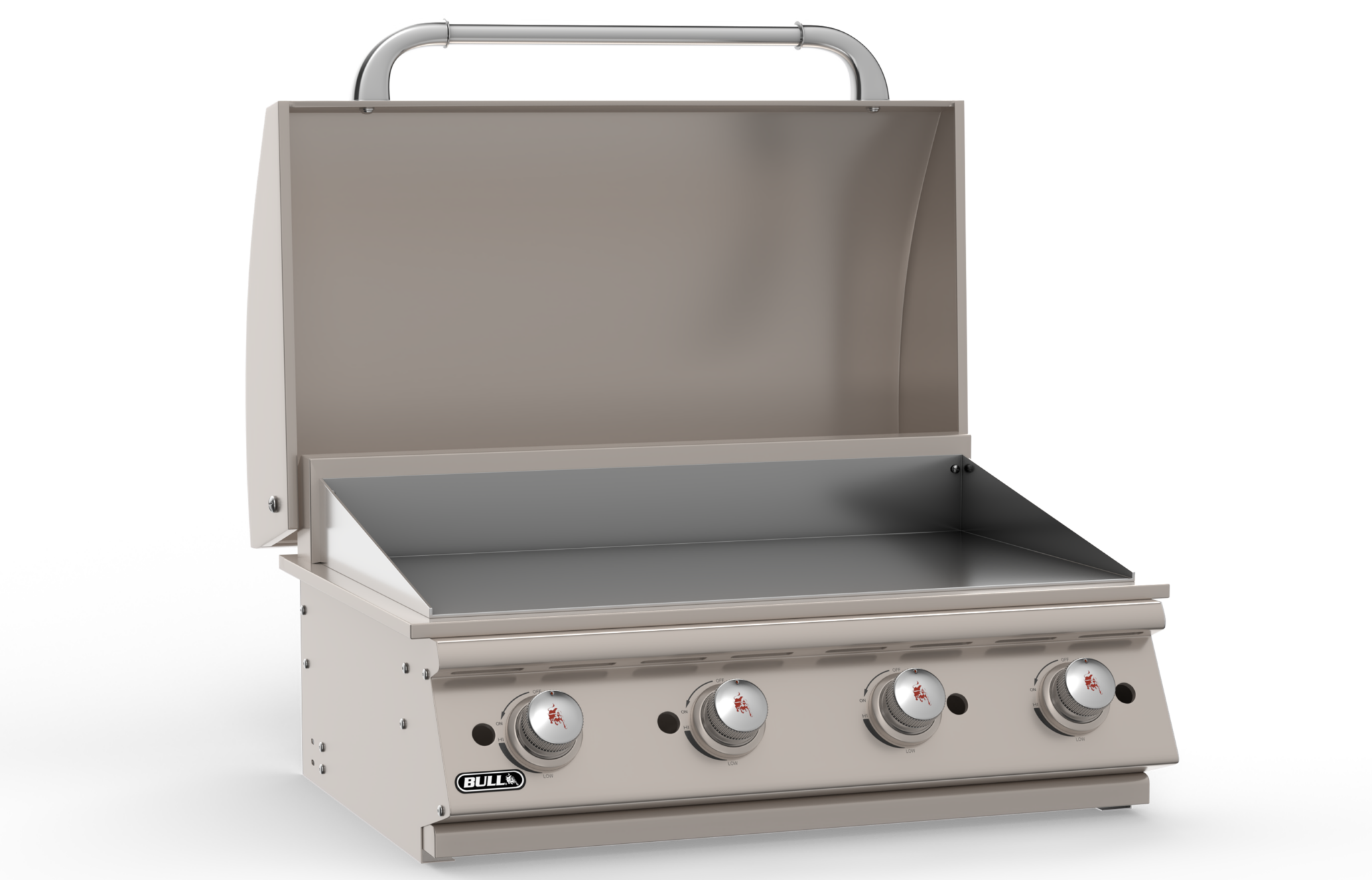 Bull 30-Inch 4-Burner Built-In Commercial Style Flat Top Griddle