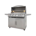 Blaze LTE+ 40-Inch 5-Burner Freestanding Gas Grill w/ Lift-Assist Hood and Rear Infrared Burner