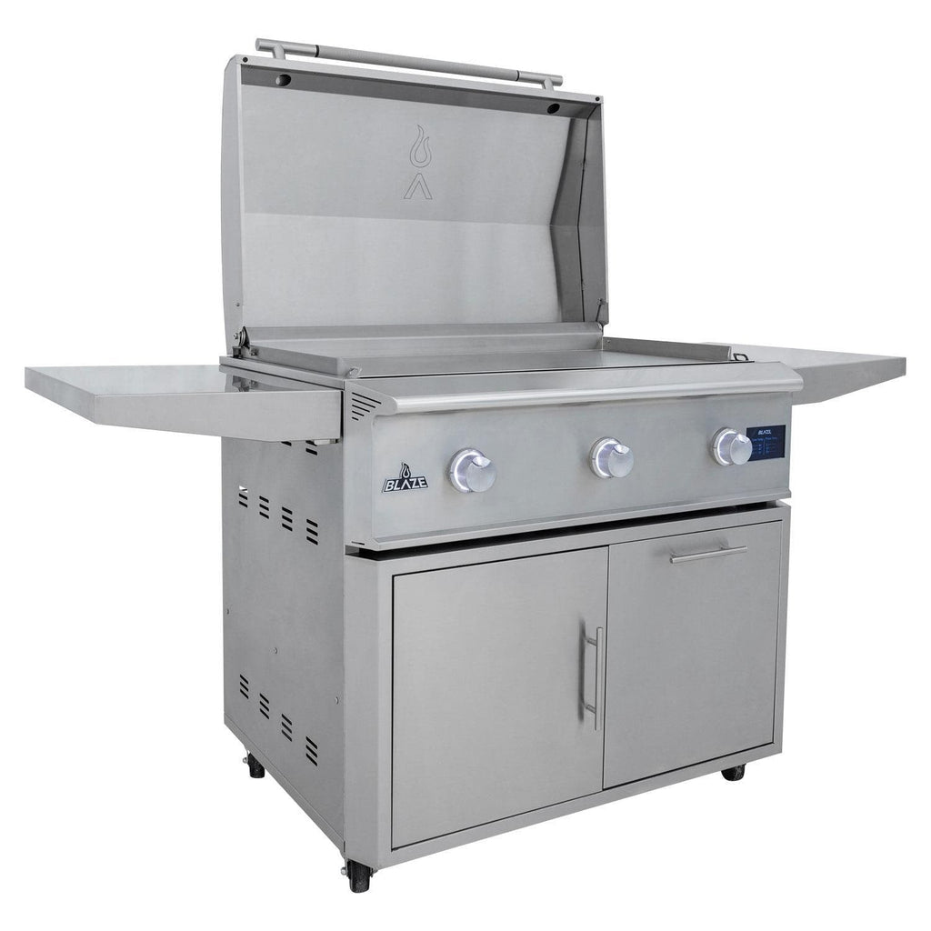 Blaze LTE PRO 40-Inch Gas Griddle w/Digital Temperature Screen & Lift-Assist Lid