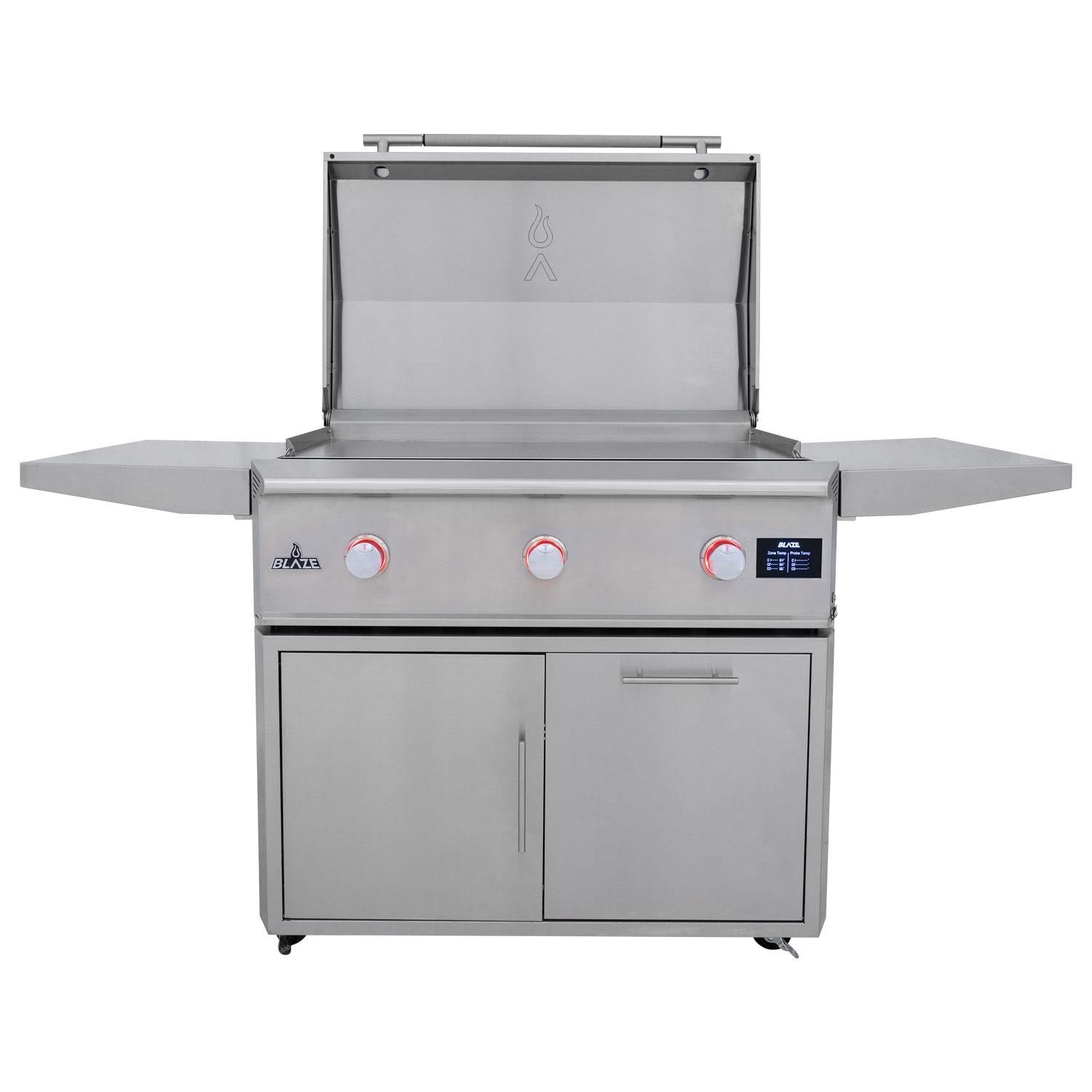 Blaze LTE PRO 40-Inch Gas Griddle w/Digital Temperature Screen & Lift-Assist Lid