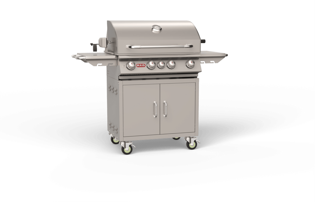 Bull Angus 30-Inch 4-Burner Freestanding Gas Grill with Rotisserie