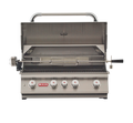 Bull Angus 30-Inch 4-Burner Built-In Gas Grill With Rear Infrared Burner & Rotisserie Kit