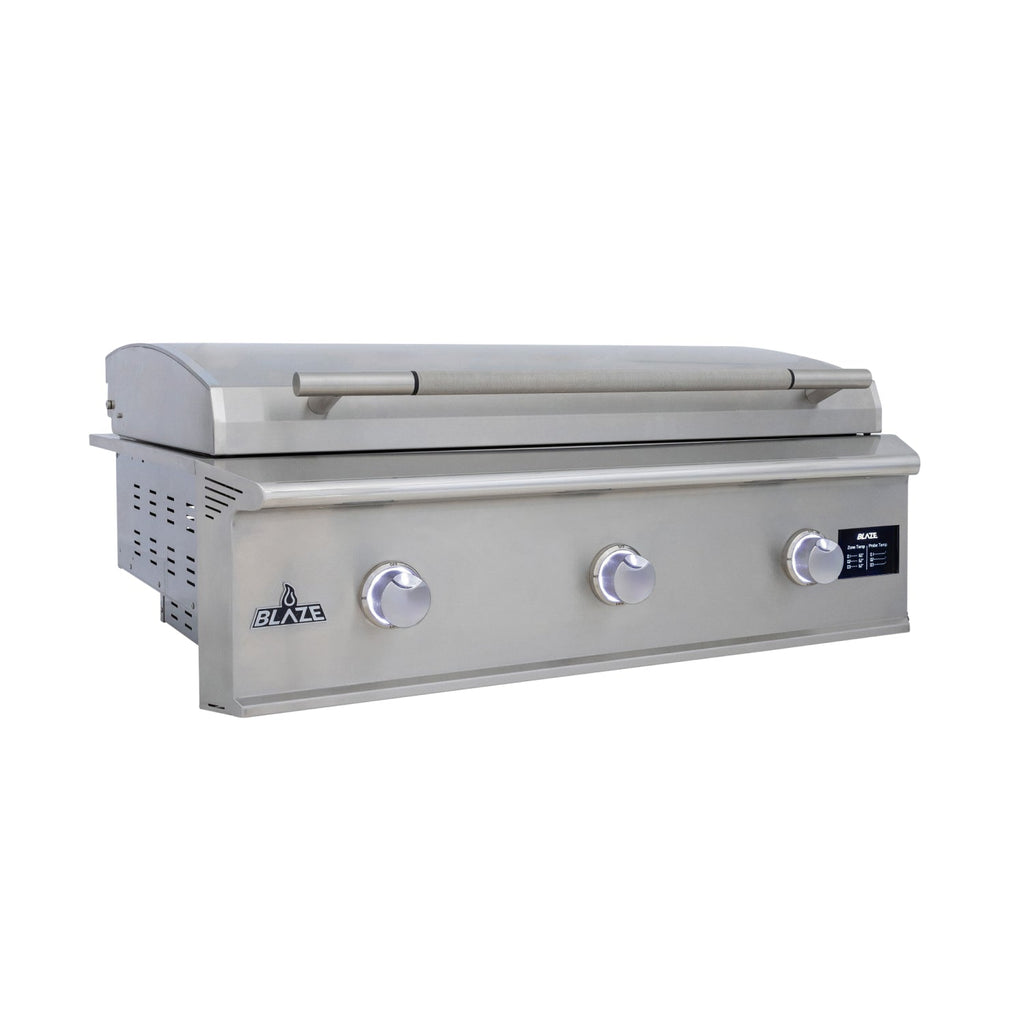 Blaze LTE PRO 40-Inch Gas Griddle w/Digital Temperature Screen & Lift-Assist Lid