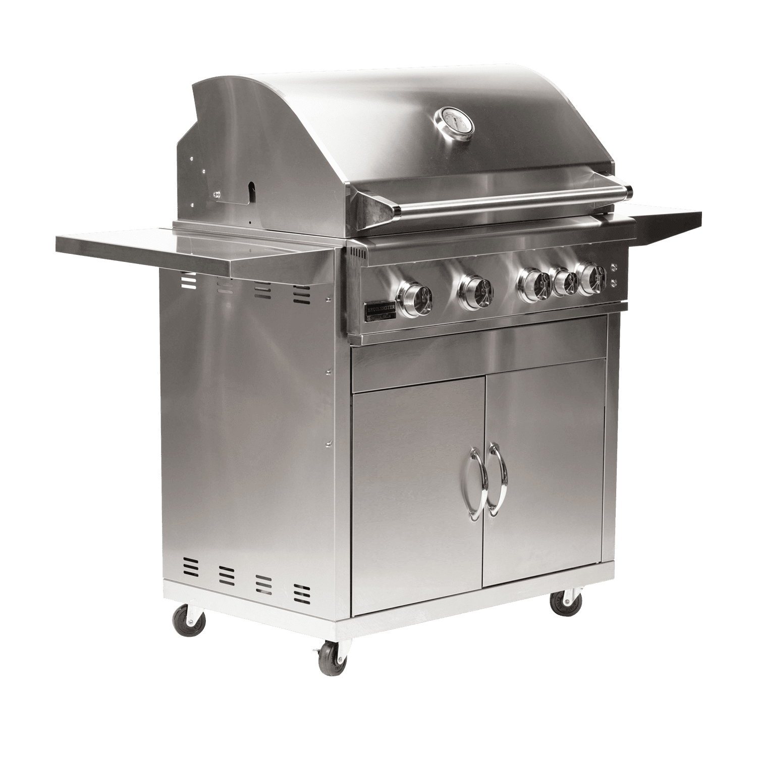 Broilmaster B-Series Deluxe 40-Inch Freestanding Stainless Steel Gas Grill with Rear Infrared Burner
