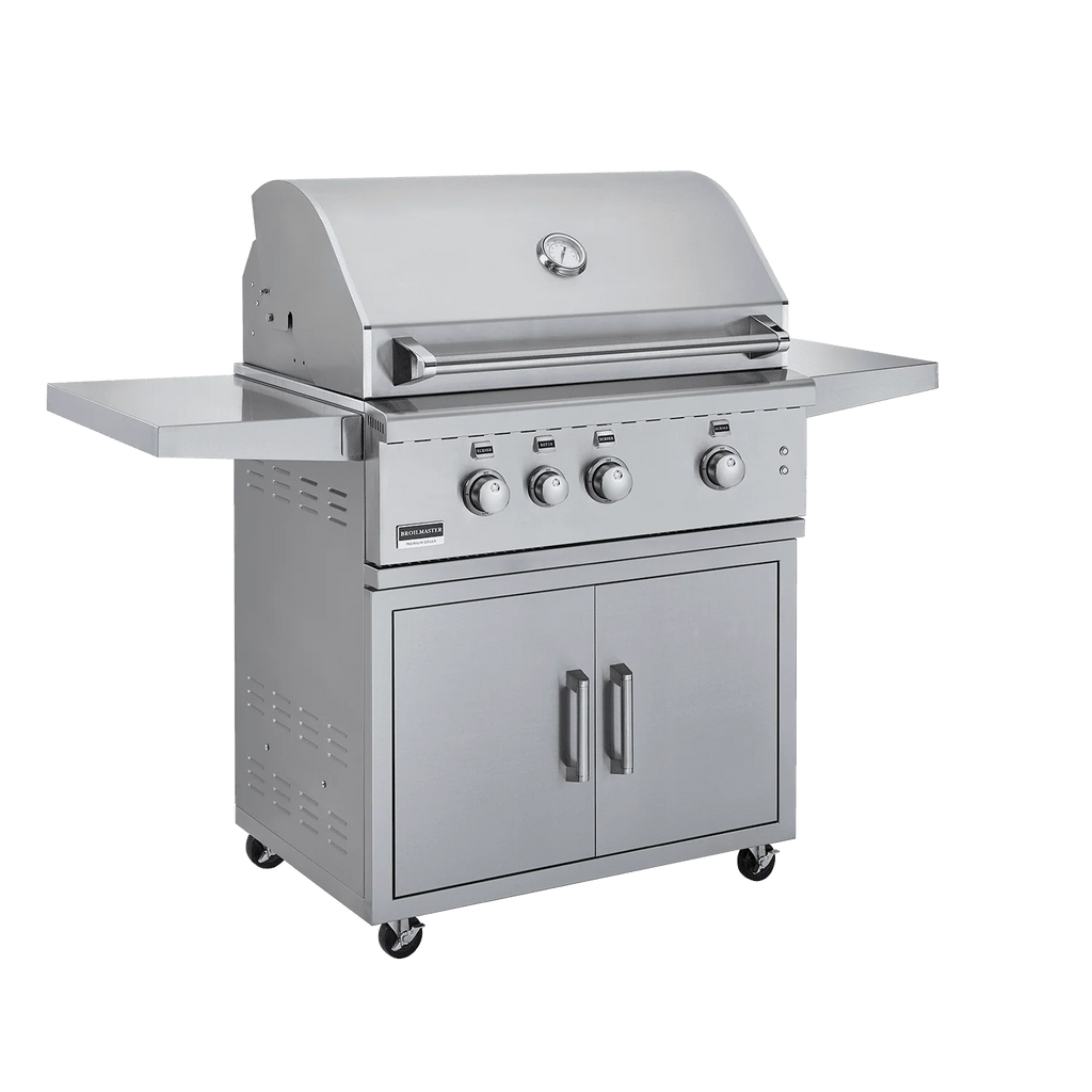Broilmaster G-Series 34-Inch Elite Edition Freestanding Stainless Steel Gas Grill