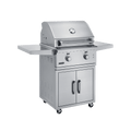 Broilmaster G-Series 26-Inch Elite Edition Freestanding Stainless Steel Gas Grill
