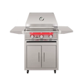 TrueFlame 25-Inch 3-Burner Freestanding Gas Grill with Grill Lights