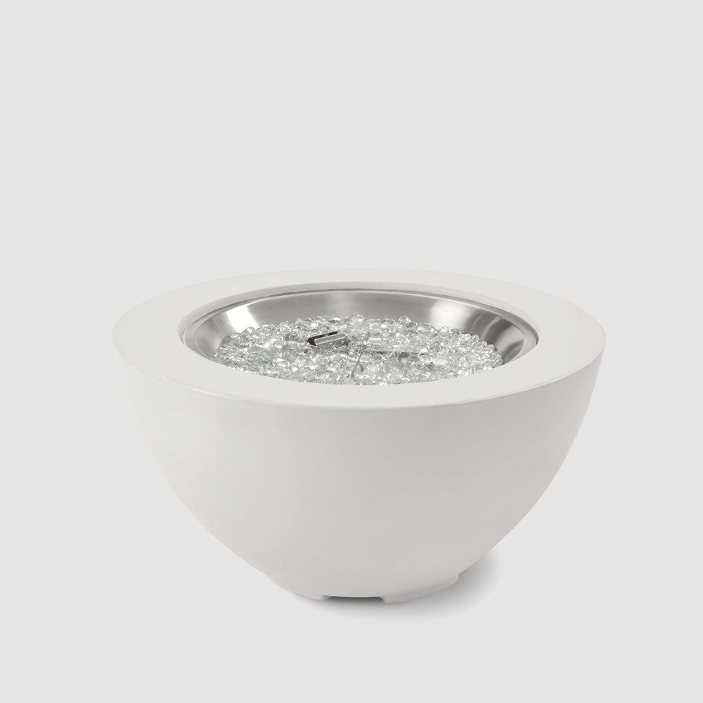 Cove Concrete Bowl Gas Fire Pit