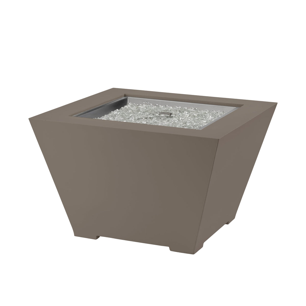 Cove Concrete Trapezoid Gas Fire Pit Bowl 37"
