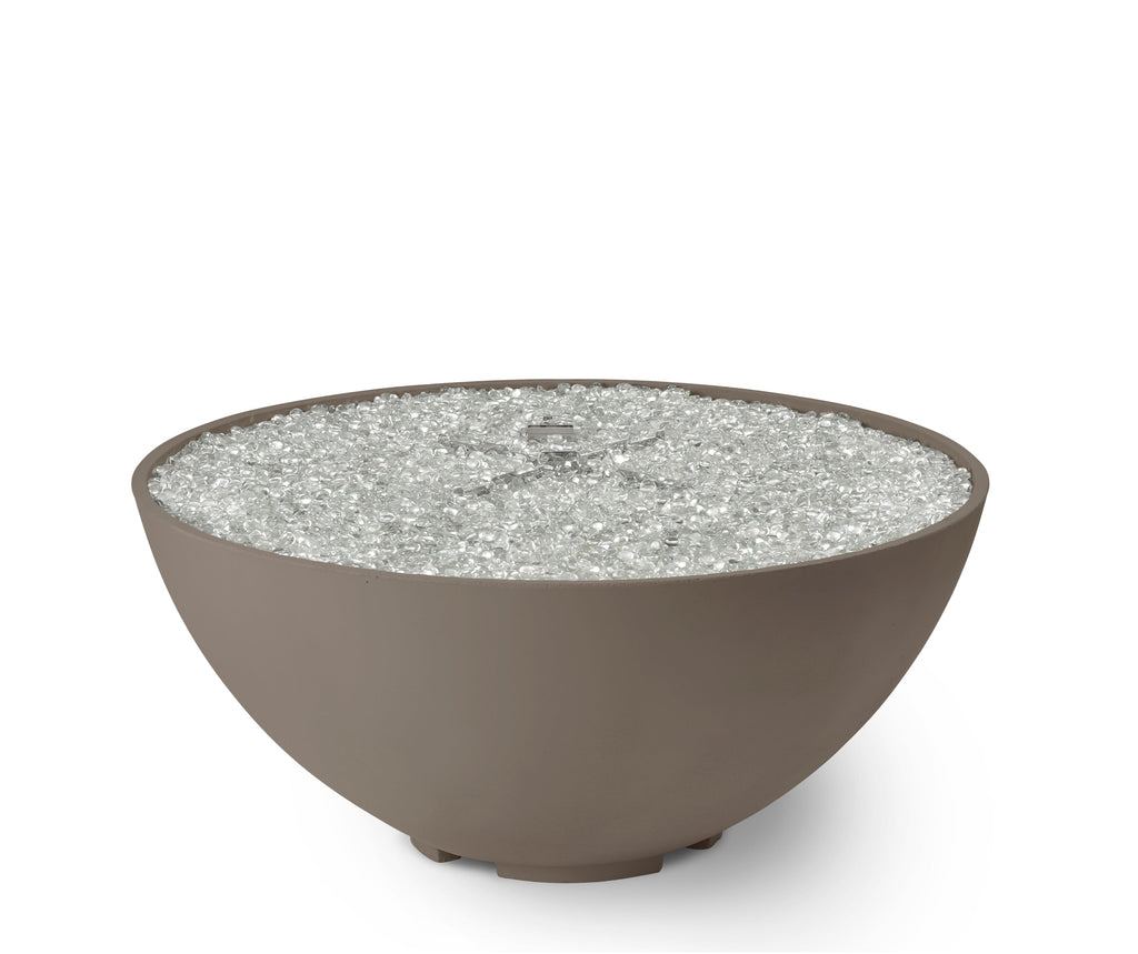 Cove Concrete Edge Gas Fire Pit Bowl 42"