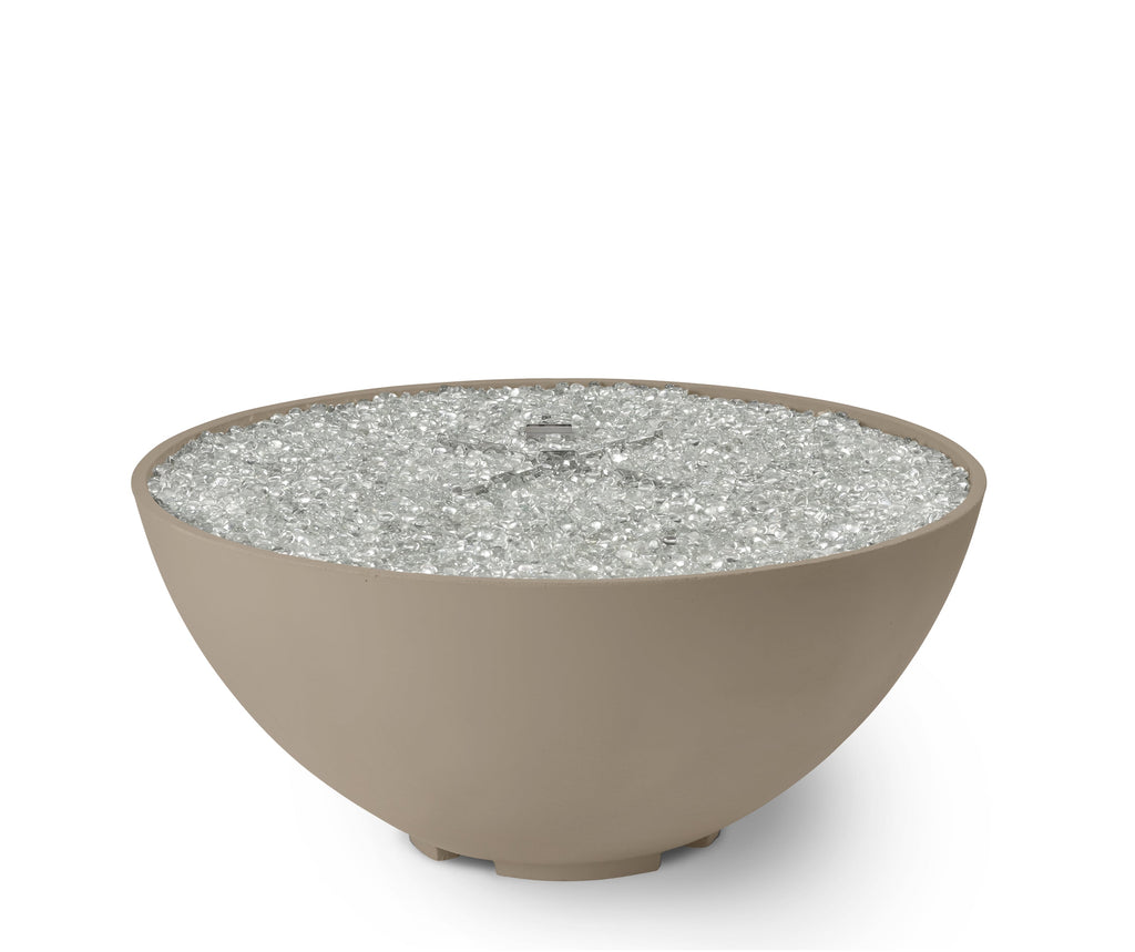 Cove Concrete Edge Gas Fire Pit Bowl 42"