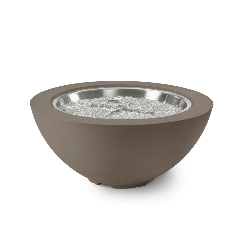 Cove Concrete Bowl Gas Fire Pit