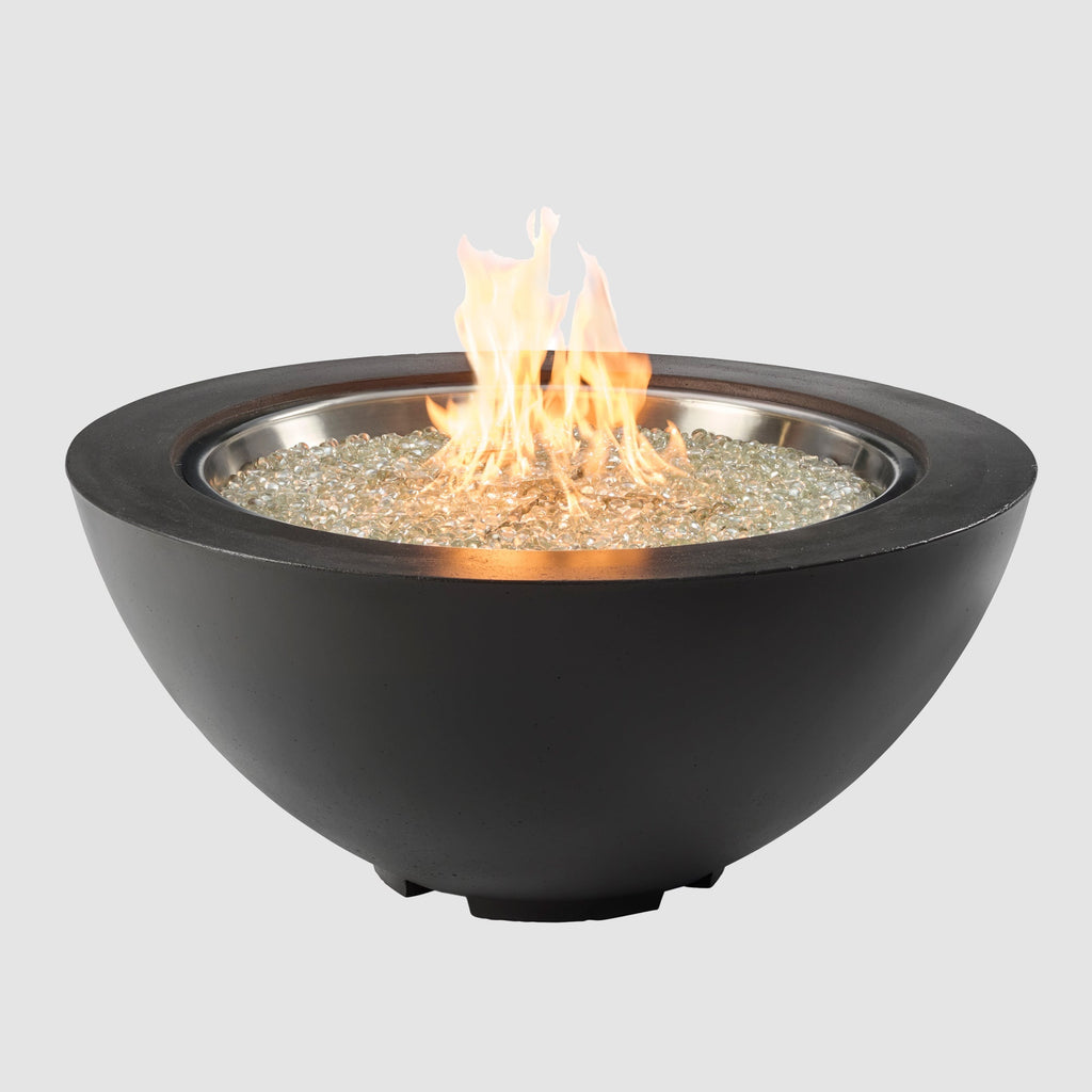 Cove Concrete Bowl Gas Fire Pit
