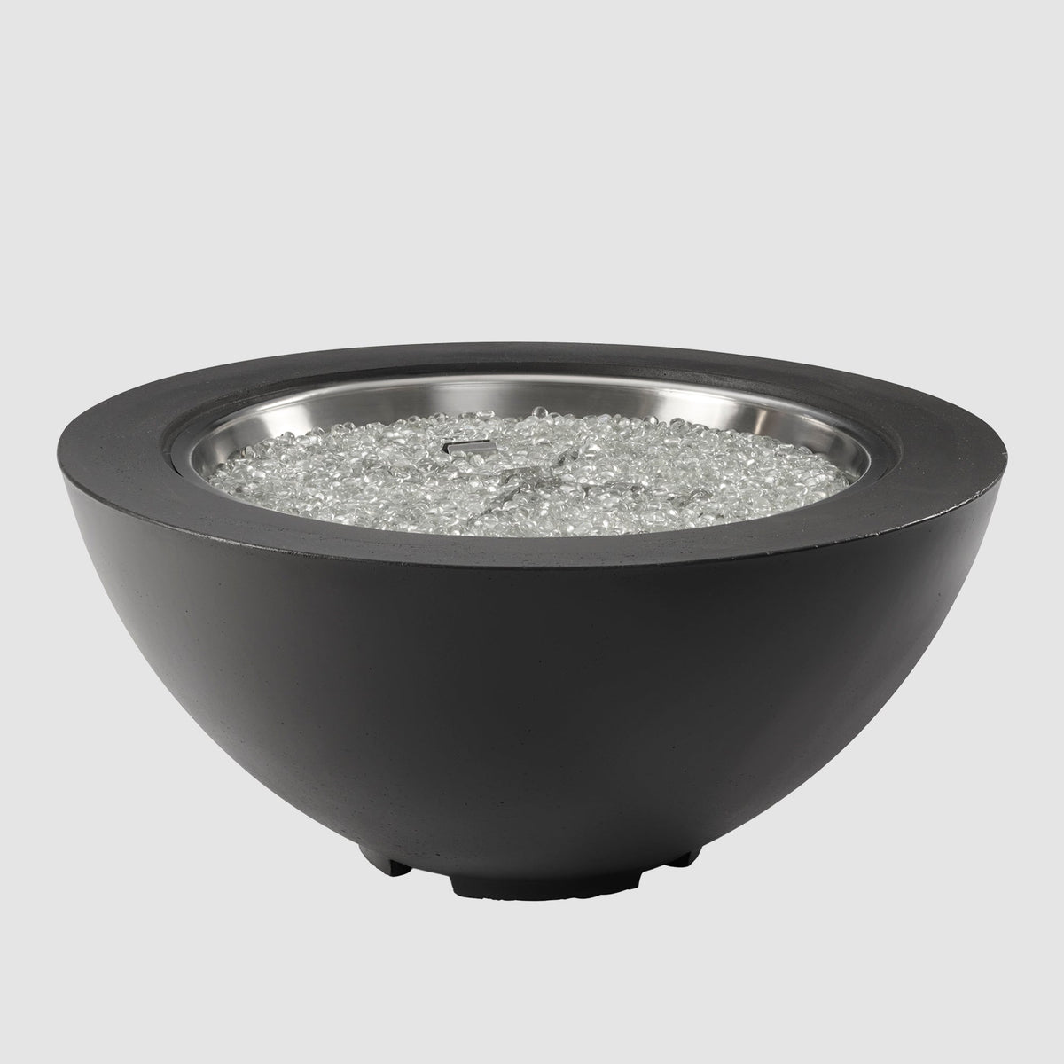 Cove Concrete Bowl Gas Fire Pit