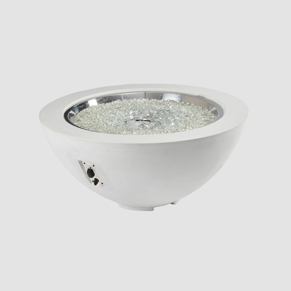 Cove Concrete Bowl Gas Fire Pit