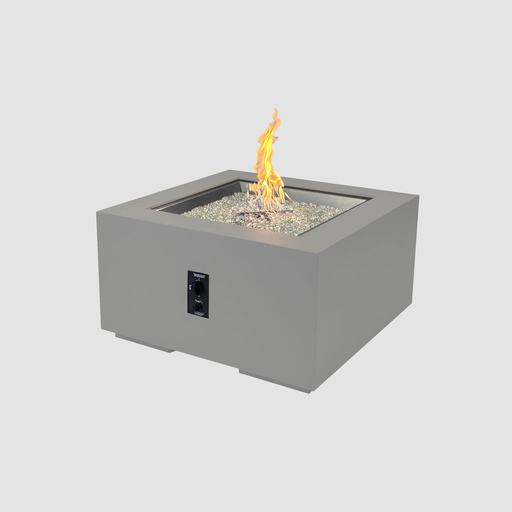 Cove Concrete Square Gas Fire Pit Table