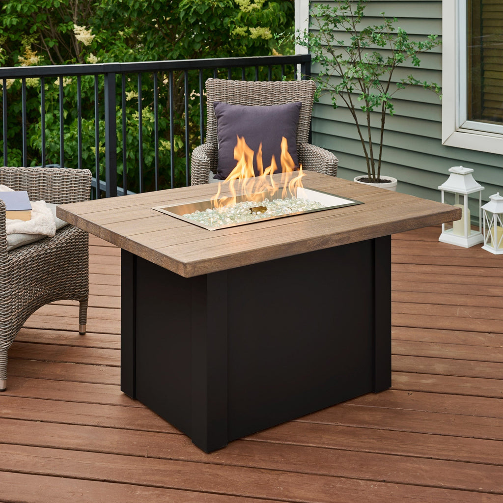 Havenwood 44-Inch Rectangular Gas Fire Pit Table