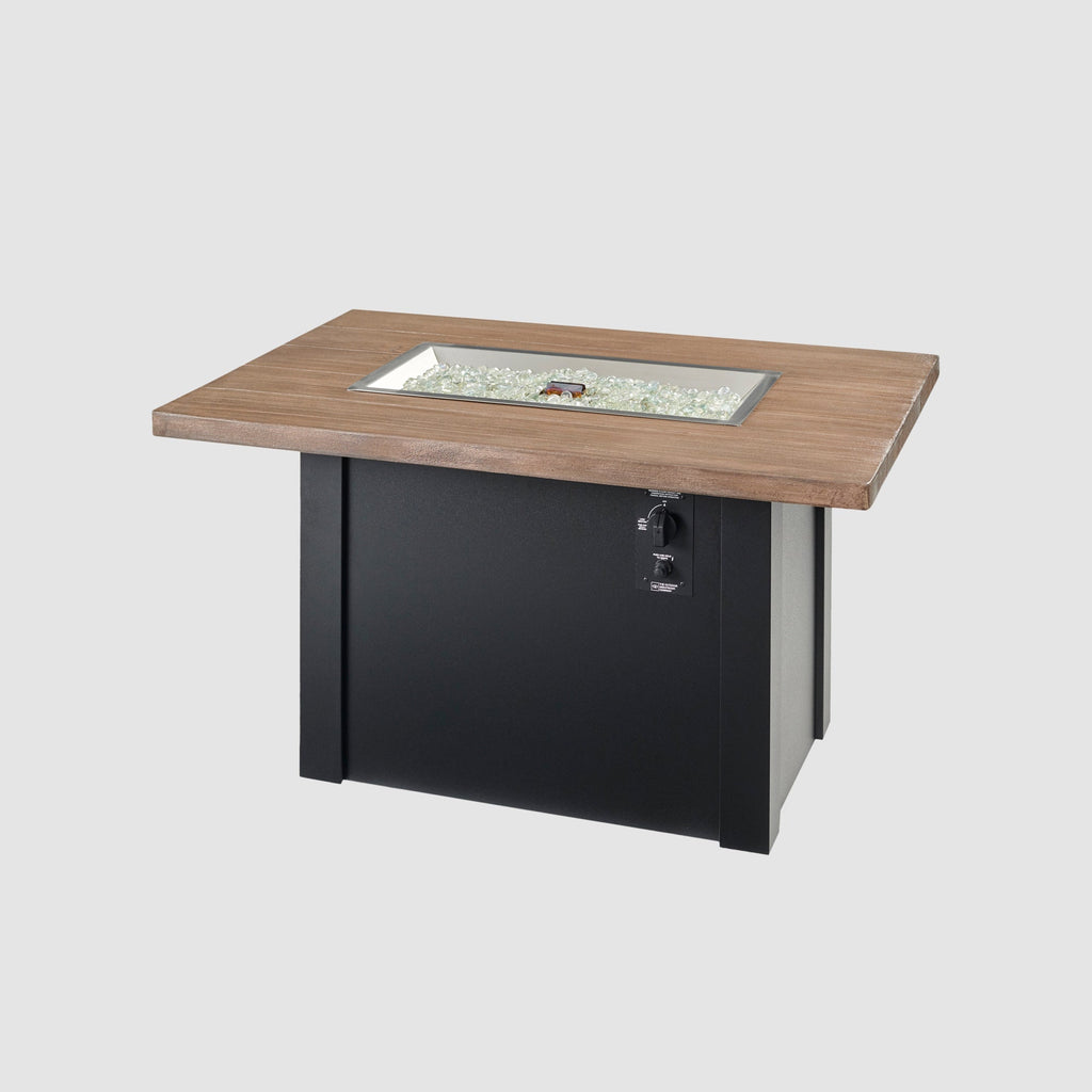 Havenwood 44-Inch Rectangular Gas Fire Pit Table