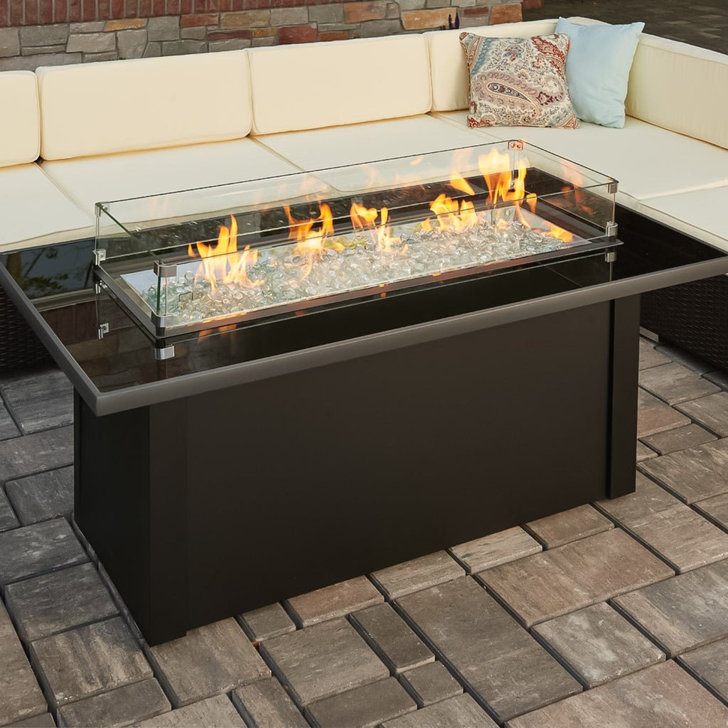 Monte Carlo Linear Gas Fire Pit Table