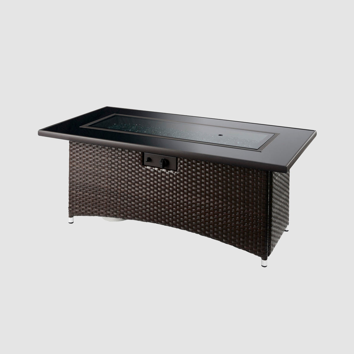 Montego Linear Gas Fire Pit Table