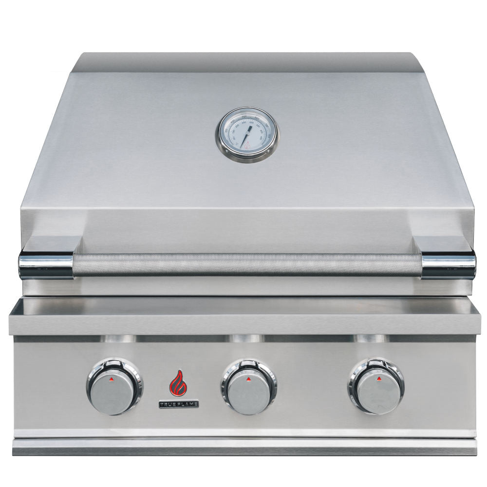 TrueFlame E-Series 25-Inch 3-Burner Built-In Gas Grill