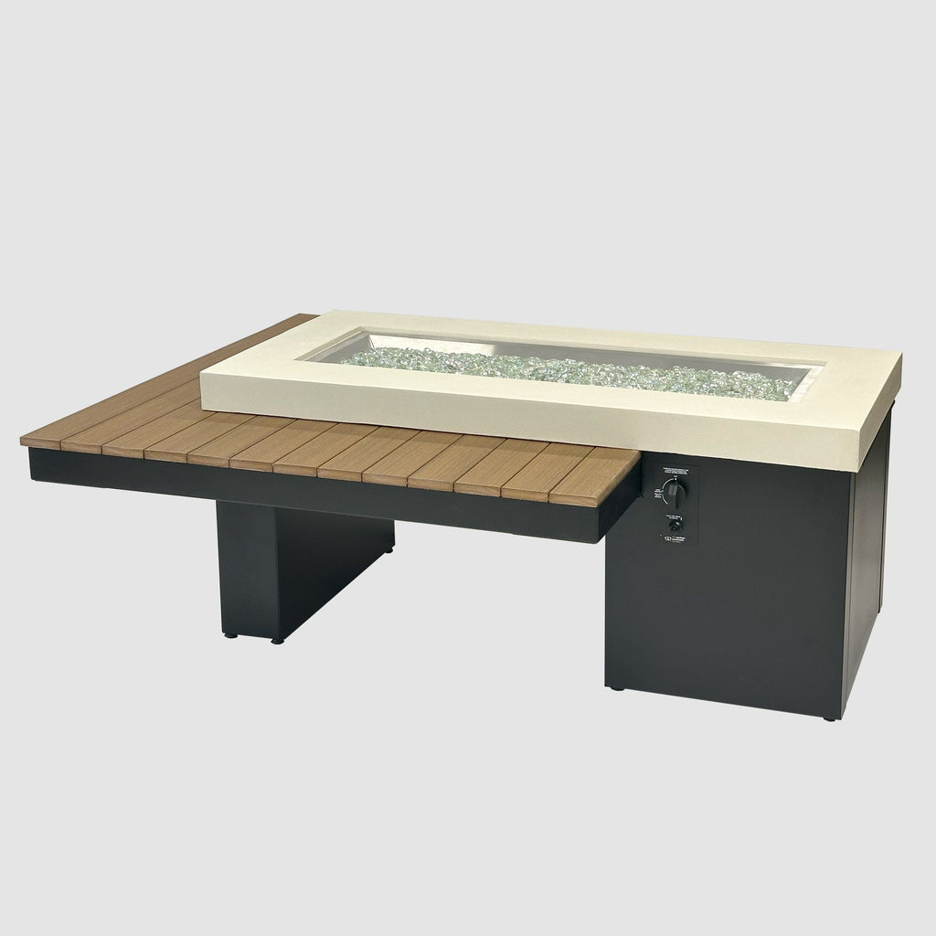 Uptown Linear Gas Fire Pit Table