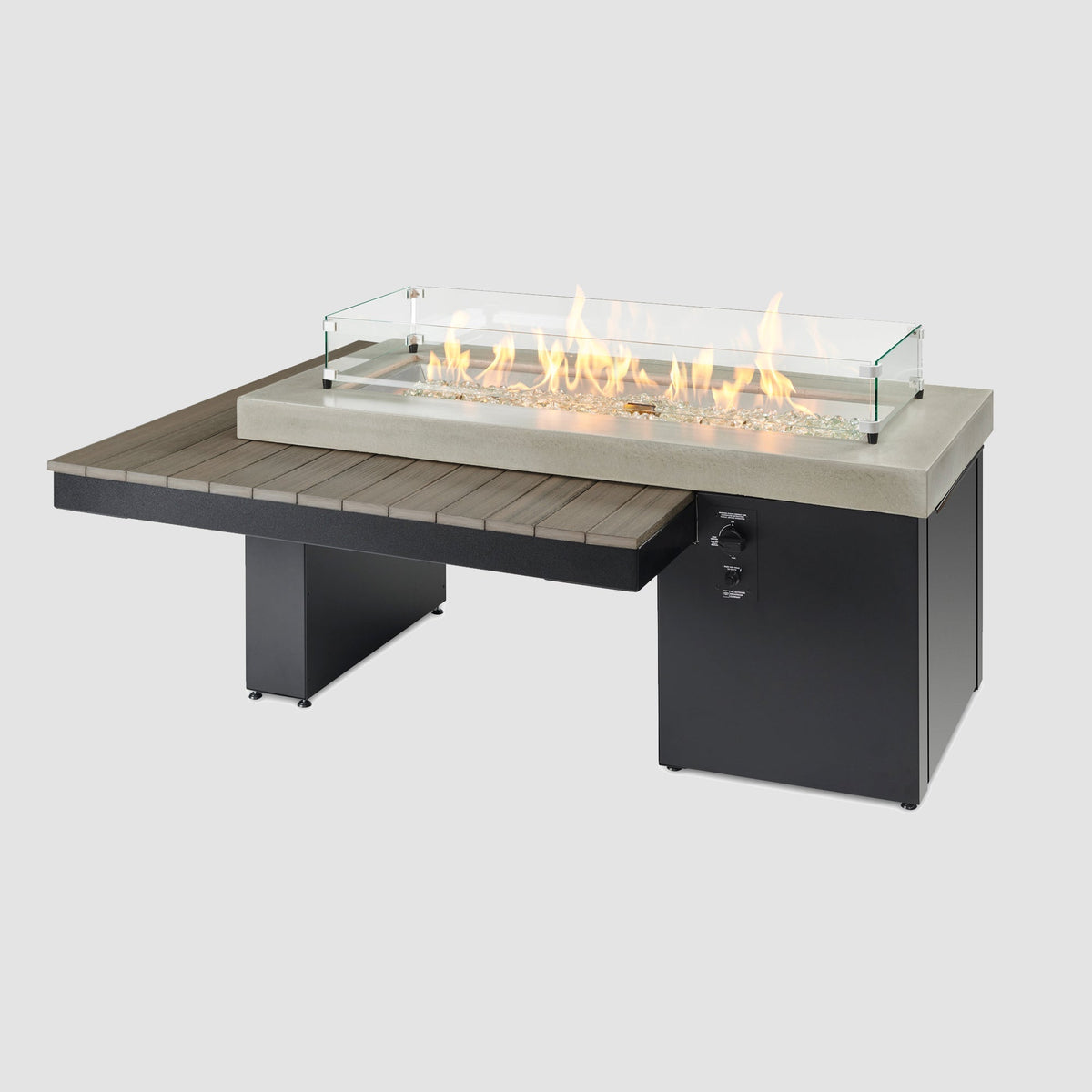 Uptown Linear Gas Fire Pit Table