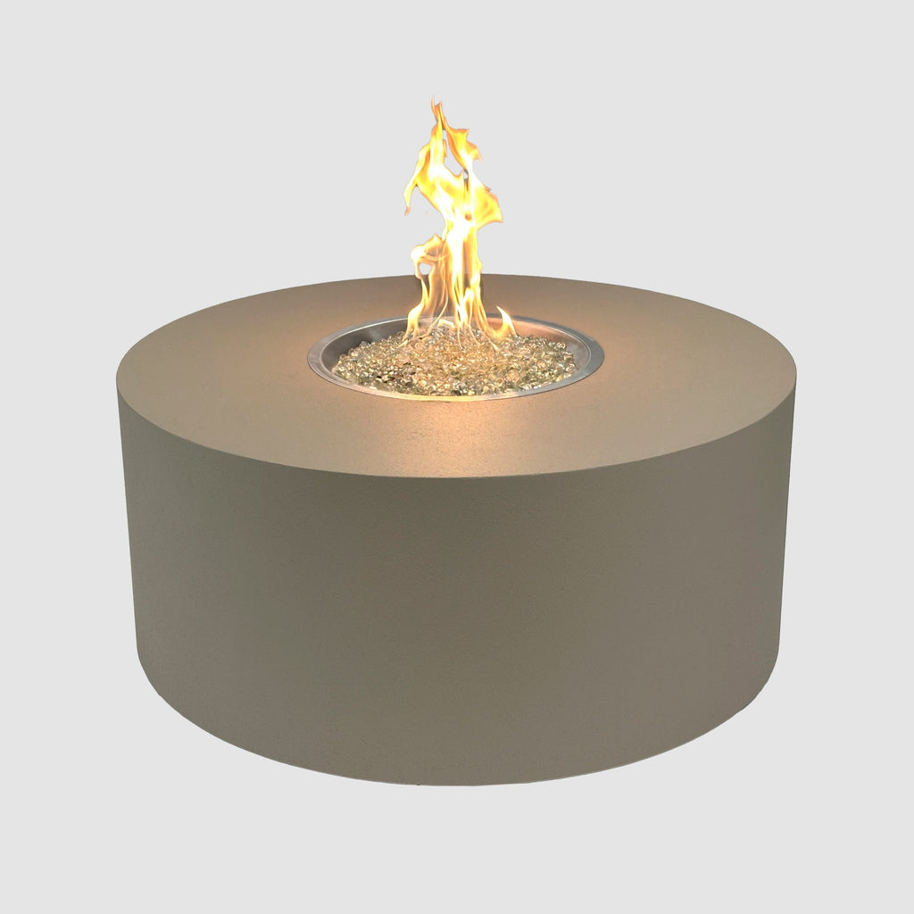 Vosera Round Gas Fire Pit Table
