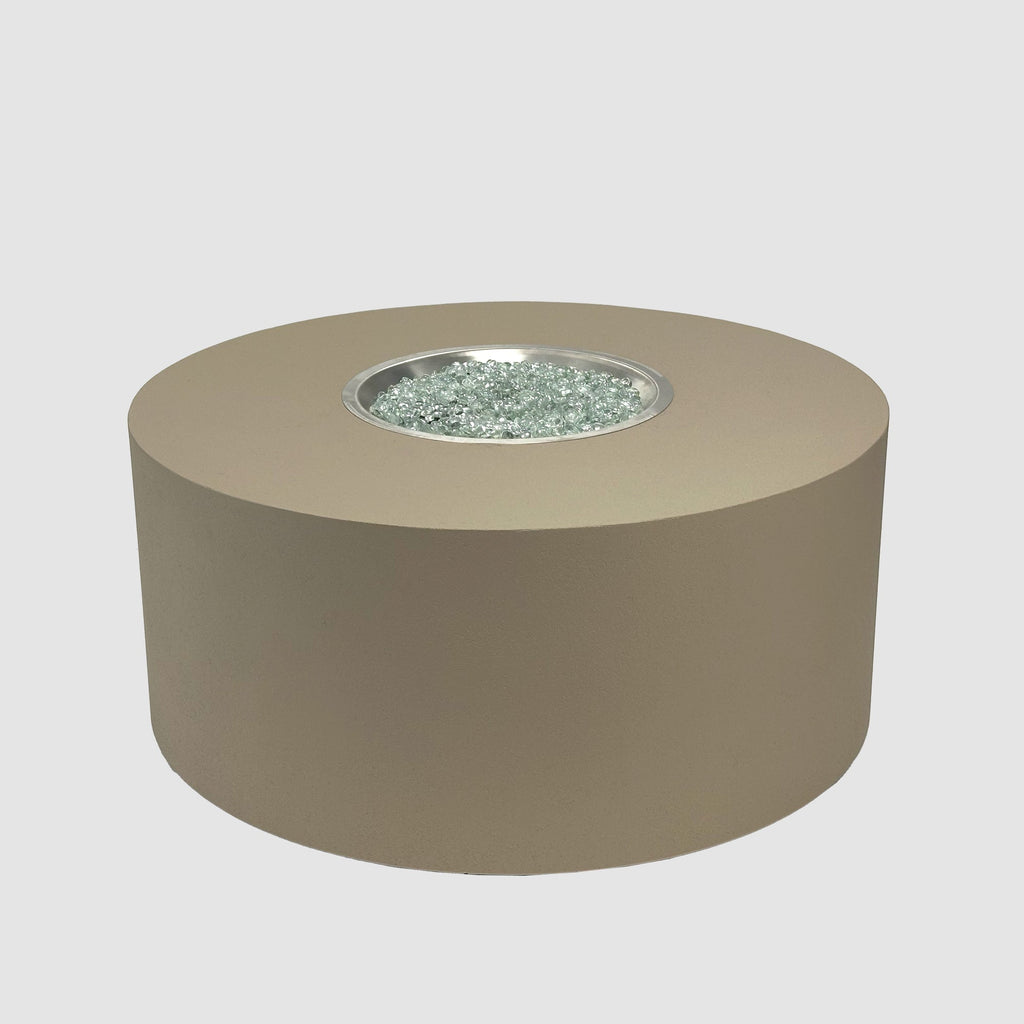 Vosera Round Gas Fire Pit Table