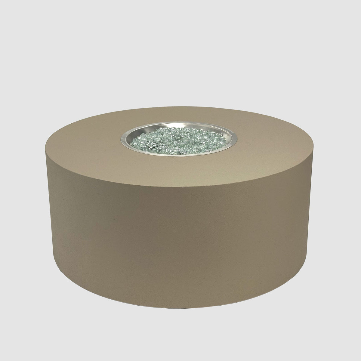 Vosera Round Gas Fire Pit Table