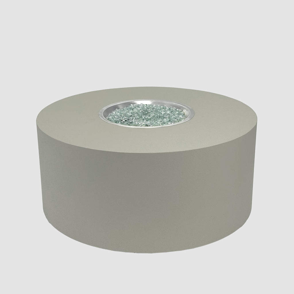 Vosera Round Gas Fire Pit Table