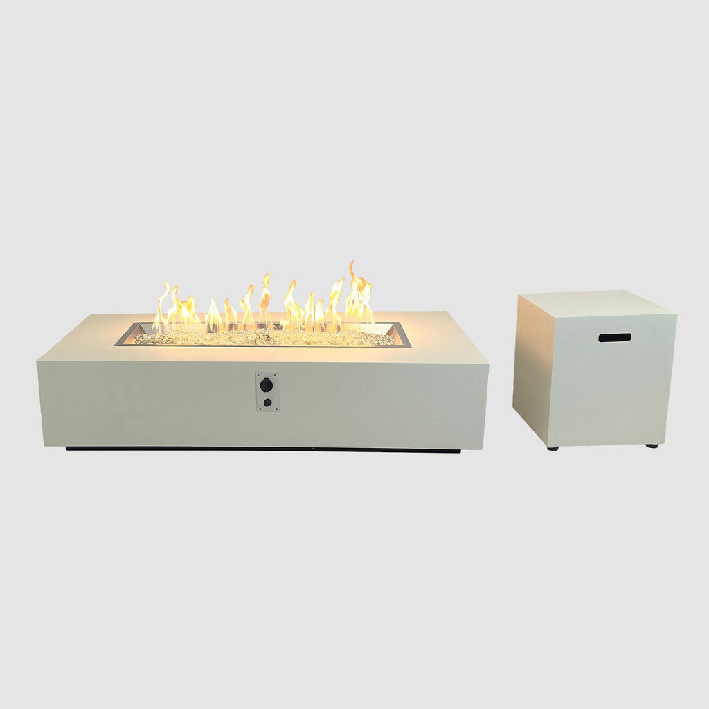 Vosera Linear Gas Fire Pit Table