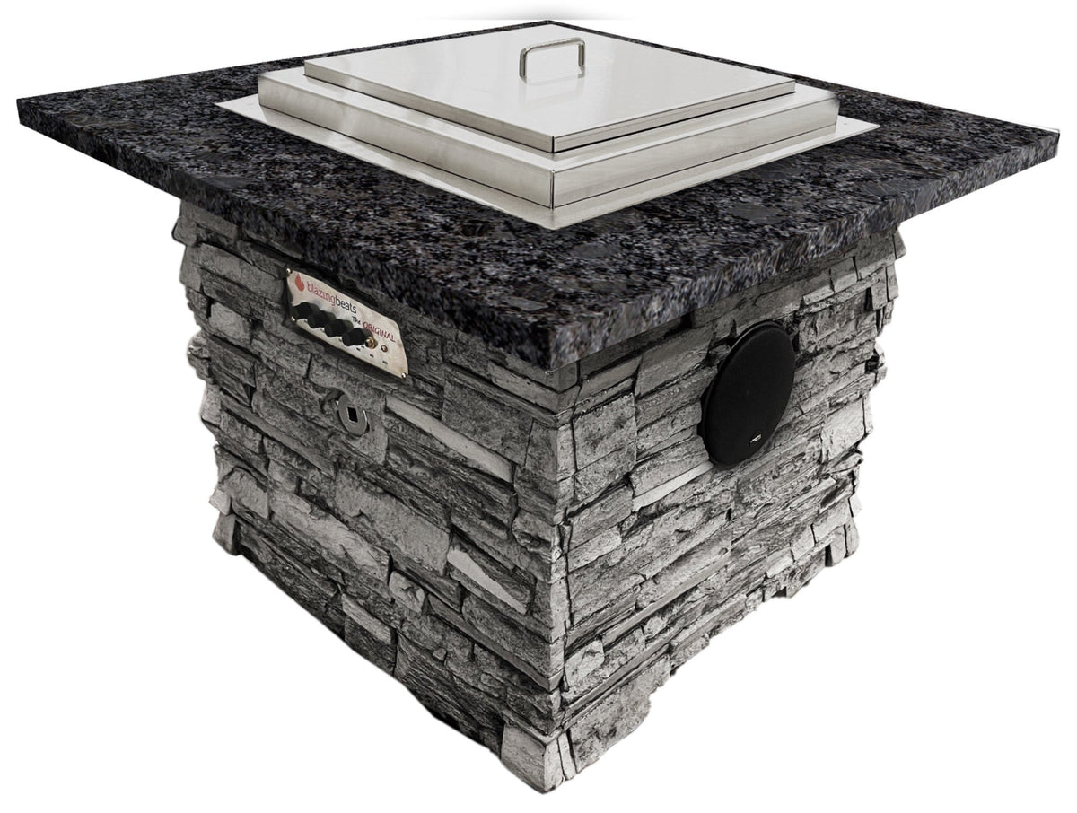 8' PRO GRILL ISLAND W/ FRIDGE & POWER BURNER