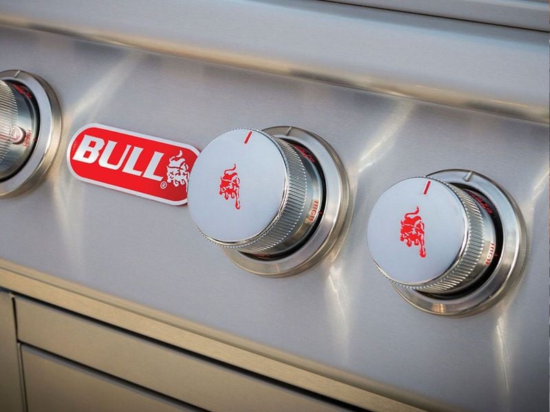 Bull Angus 30-Inch 4-Burner Built-In Gas Grill With Rear Infrared Burner & Rotisserie Kit