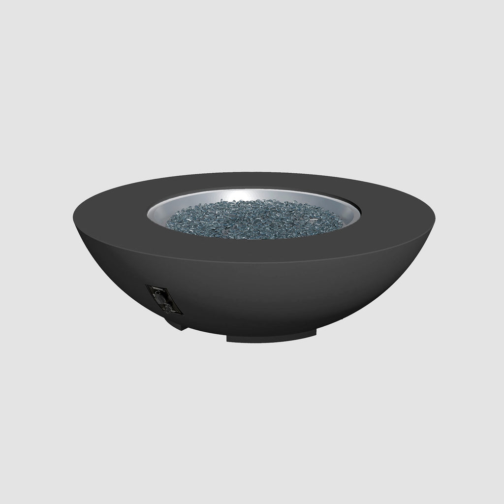 Cove Concrete Bowl Gas Fire Pit