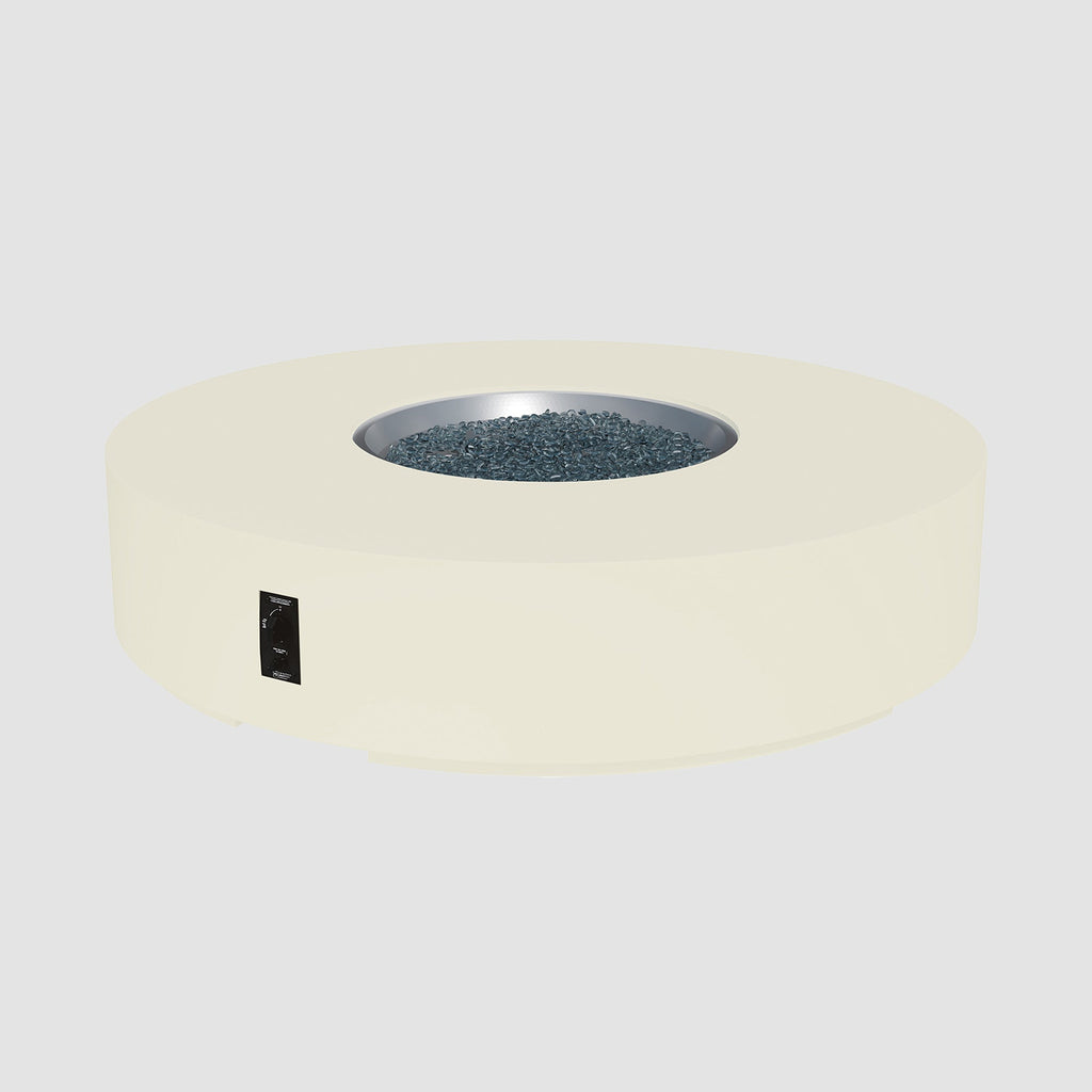Cove Concrete Round Gas Fire Pit Table