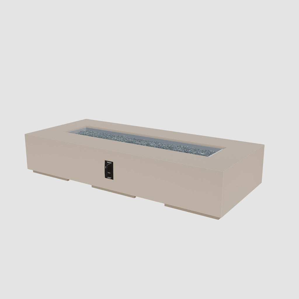 Cove Concrete Linear Gas Fire Pit