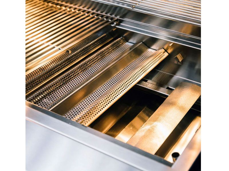 TrueFlame 40-Inch 5-Burner Freestanding Gas Grill with Rear Infrared Burner and Grill Lights